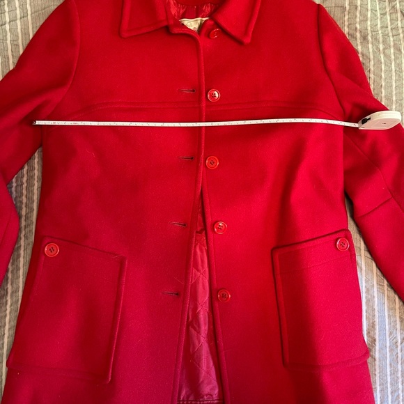 Vintage Pendleton Red Wool Jacket Petite Small - Picture 9 of 10